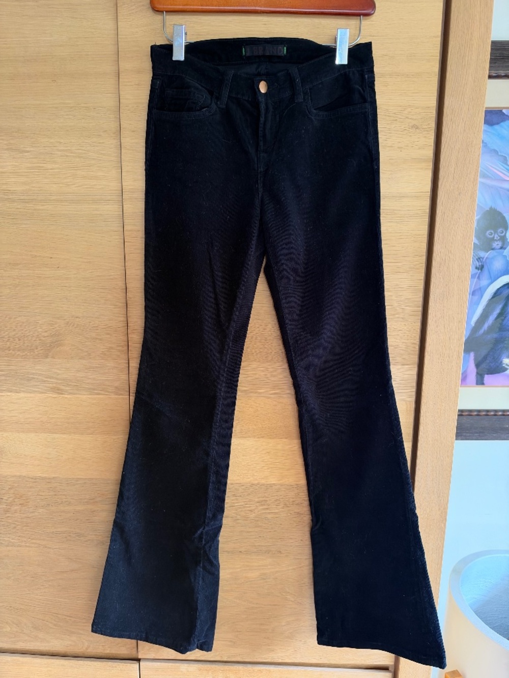 J BRAND Black Flared Leg